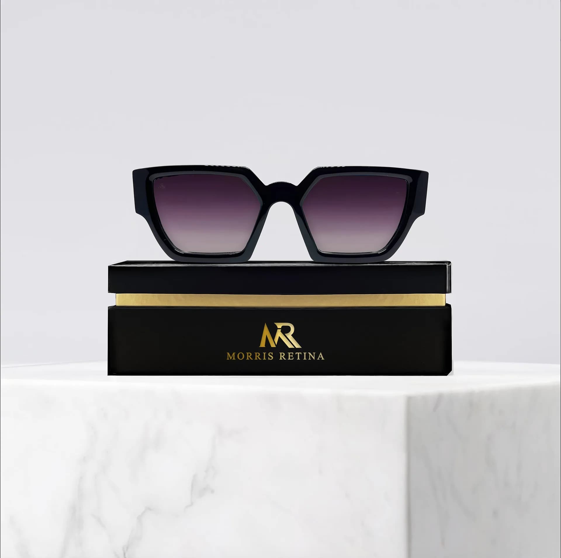Photo produit sur socle, lunetterie
