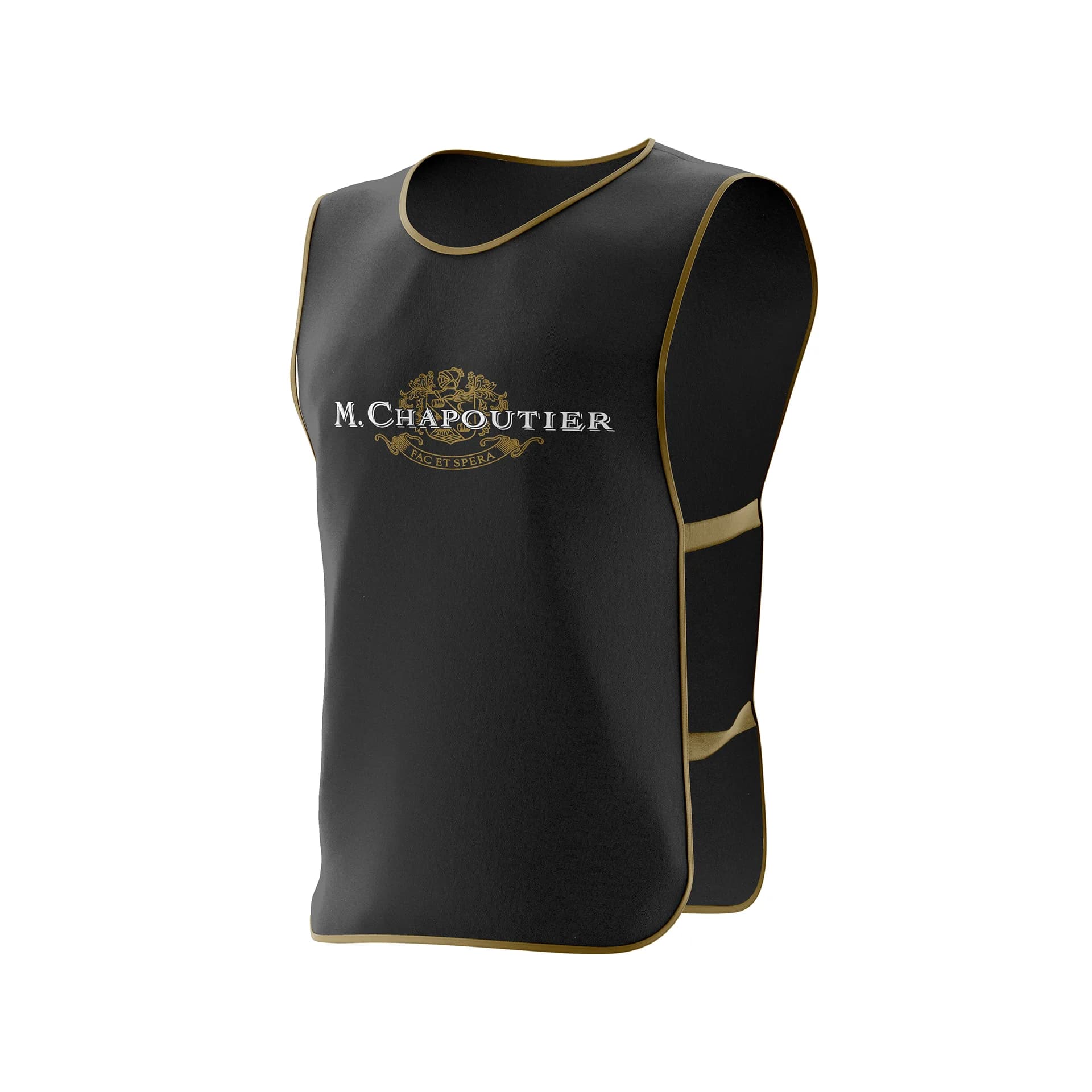 Maillot personnalisé en noir et or