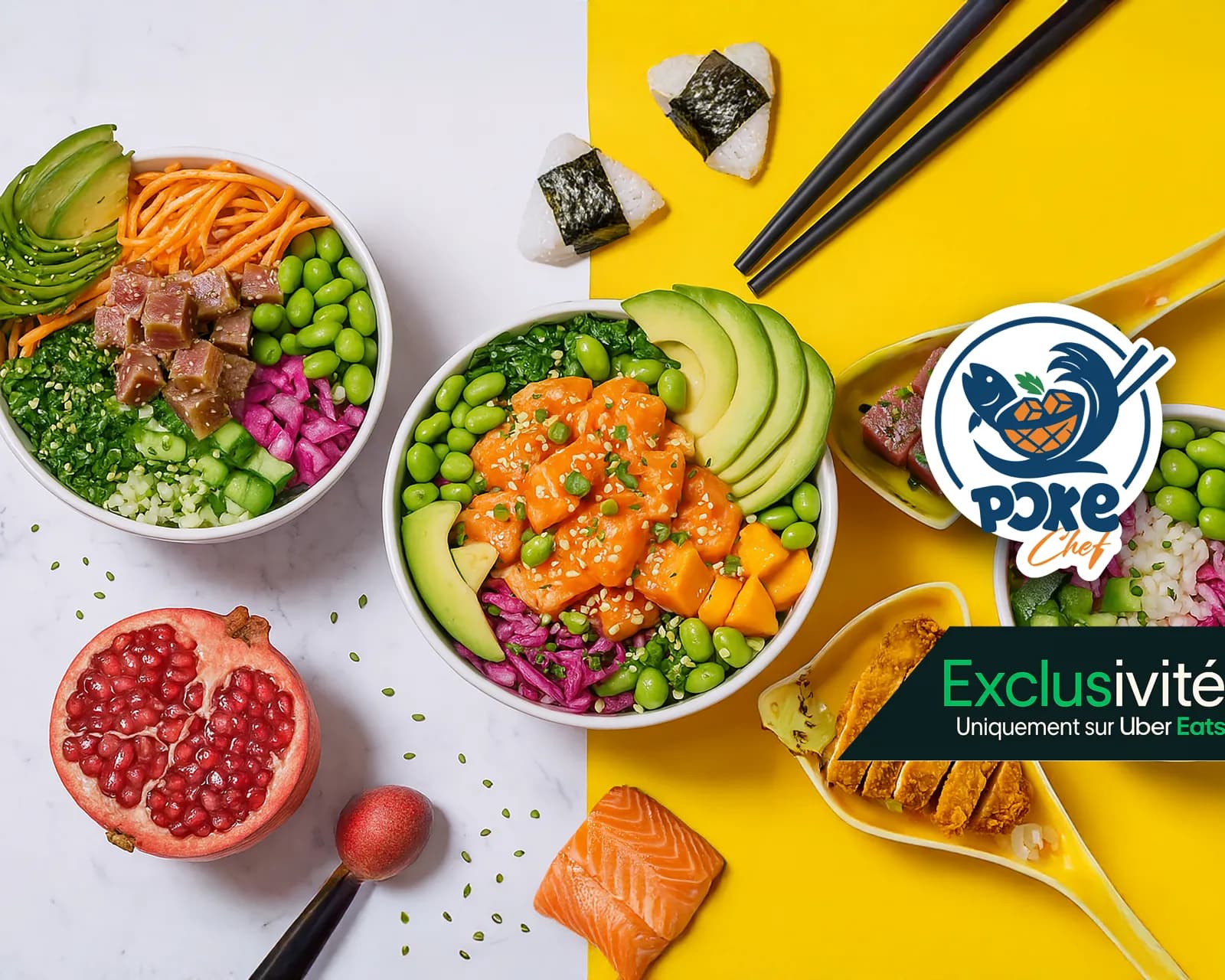 Poke Chef - campagne Uber Eats