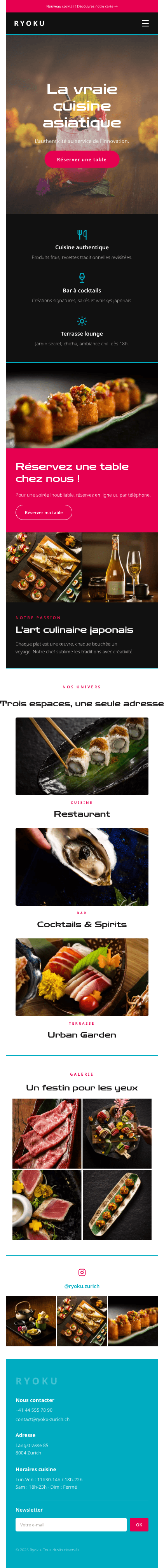 Sites web - Château Noir Studio agence communication Lausanne